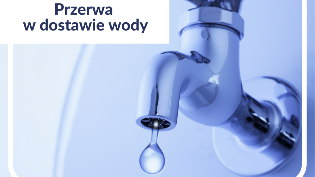 Kolejna przerwa w dostawie wody – choć w Gmina Mogilany to dopiero… pierwsza w tym roku