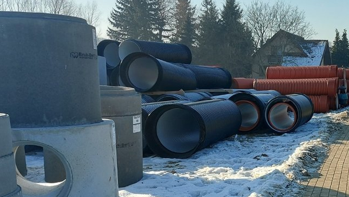 Zabierzów: drogi rozkopane zimą, kierowcy w szachu