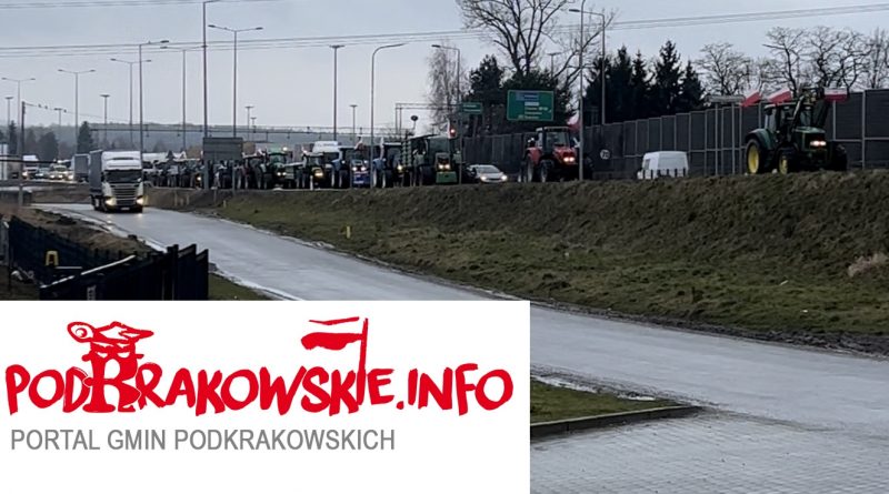 Protest rolników w środę! Nawet 2000 pojazdów rolniczych wjedzie do Krakowa!